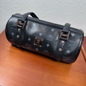MCM VISETOS BARREL SHOULDER BAG